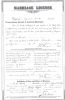 Laura Combs and William Rose Marriage Certificate